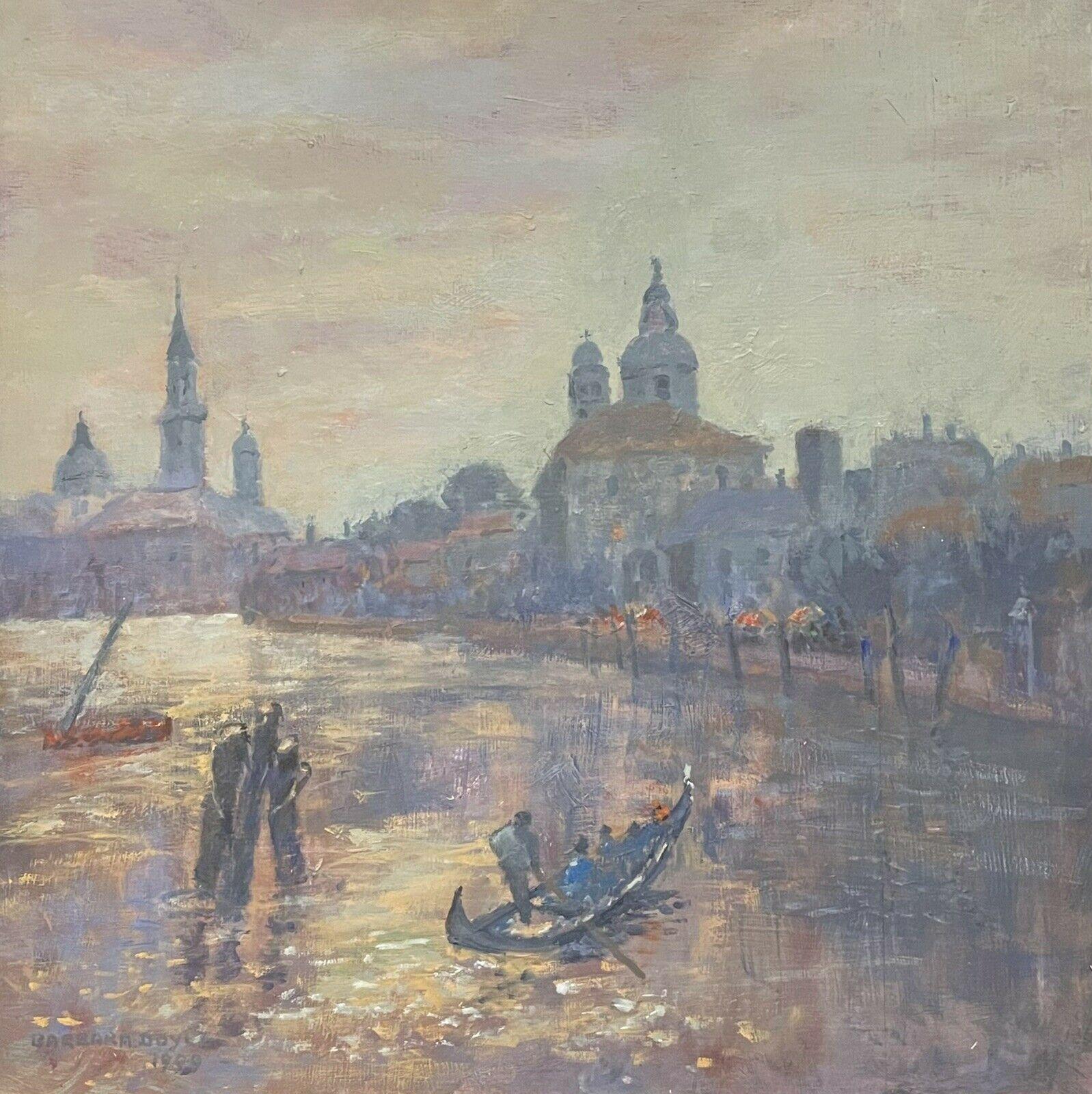 1970's MODERN BRITISH ENGLISH IMPRESSIONIST OIL PAINTING - GRAND CANAL VENICE 1
