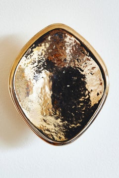 Barbera 'Messina', Modern Solid Bronze Wall Hook