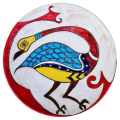 Barberis glazed terracotta plate