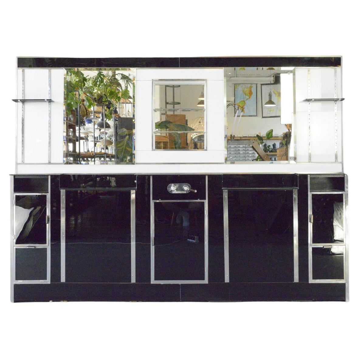 Barbers Shop Cabinet, circa 1930s For Sale