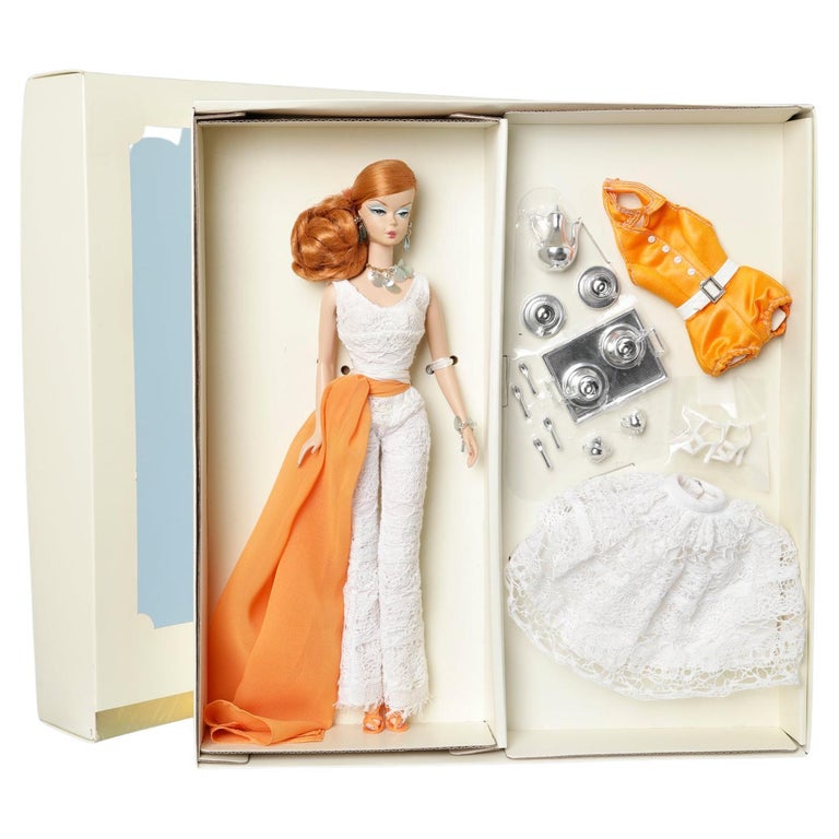 green emerald velvet dress Barbie a Touch of Magic Fashion Doll & Accessories Set, the Glyph with  Fantasy Outfit, Pet, Leash & Styling Pieces : Toys & Games main image 1