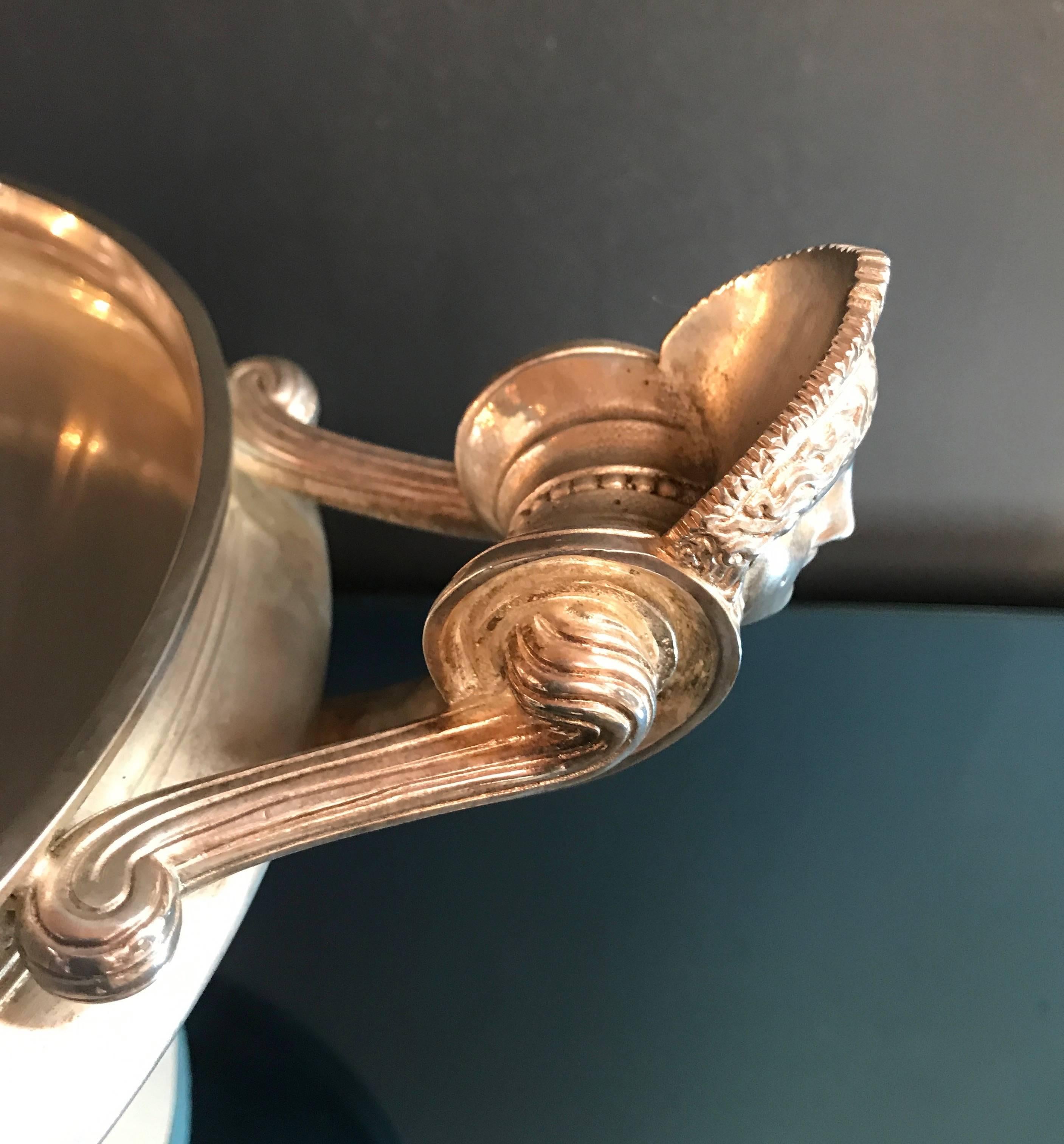 Italiano Vassoio Barbiedienne in argento in vendita