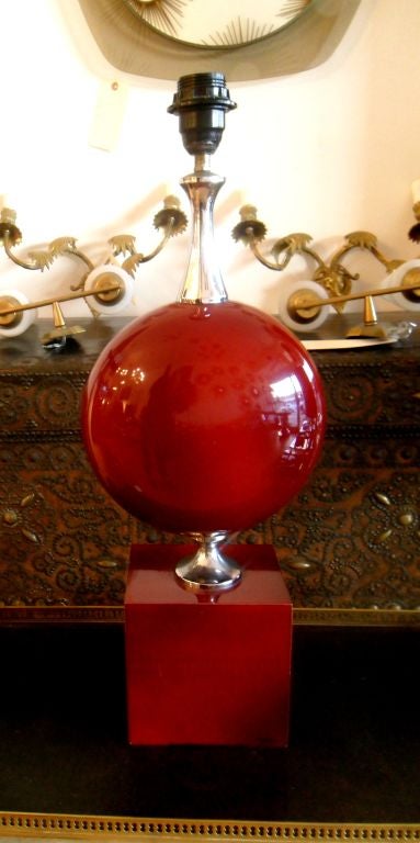 Mid-Century Modern Barbier  Table Lamp For Sale