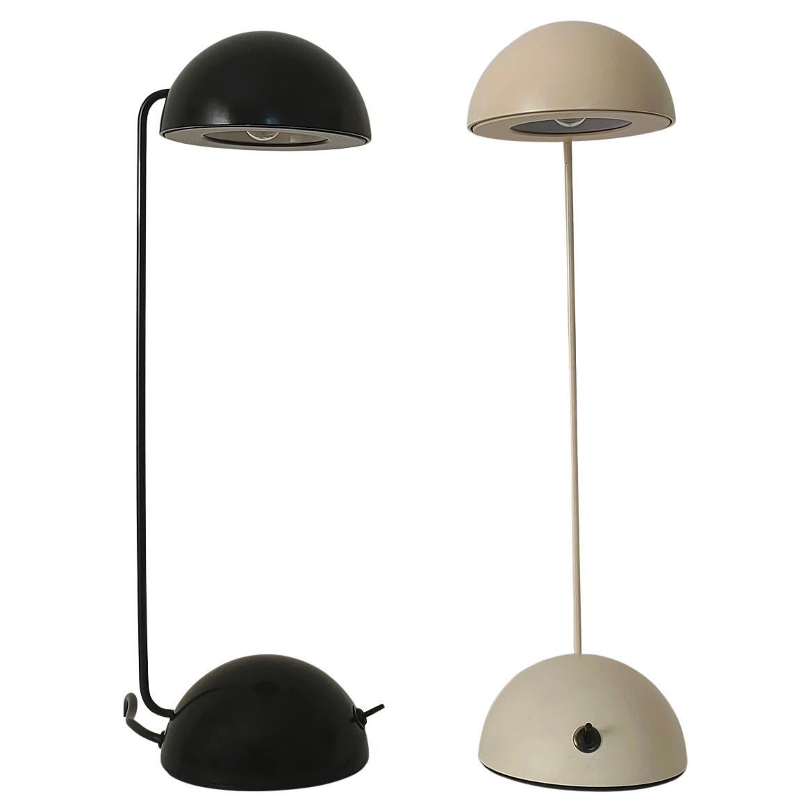 Barbieri & Maniarelli ensemble de deux lampes de table Minikini par Tronconi, années 1980, Italie en vente