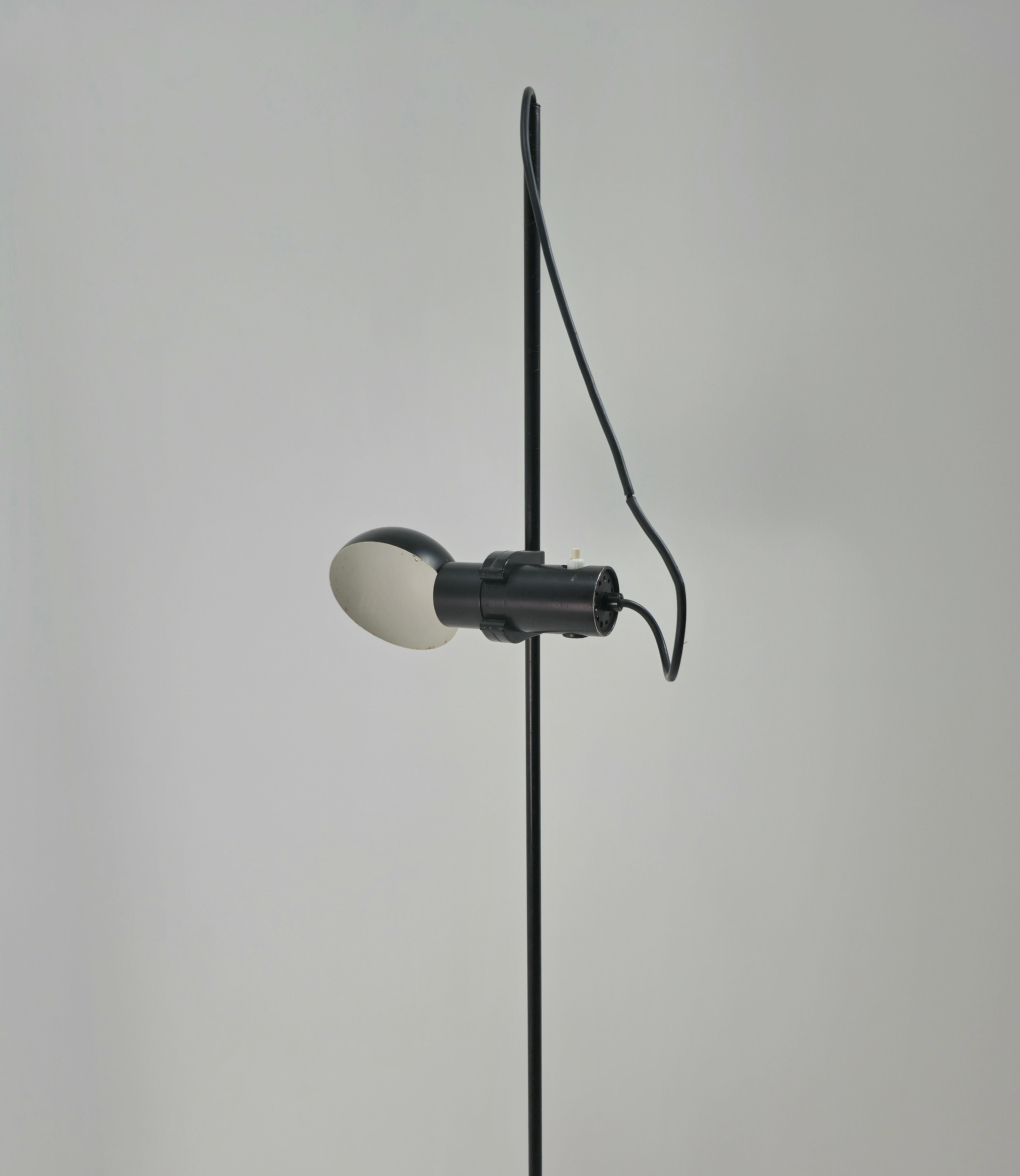 Enameled Barbieri & Marianelli Floor Lamp Mid-Century Modern Design Italy 1960/70s For Sale