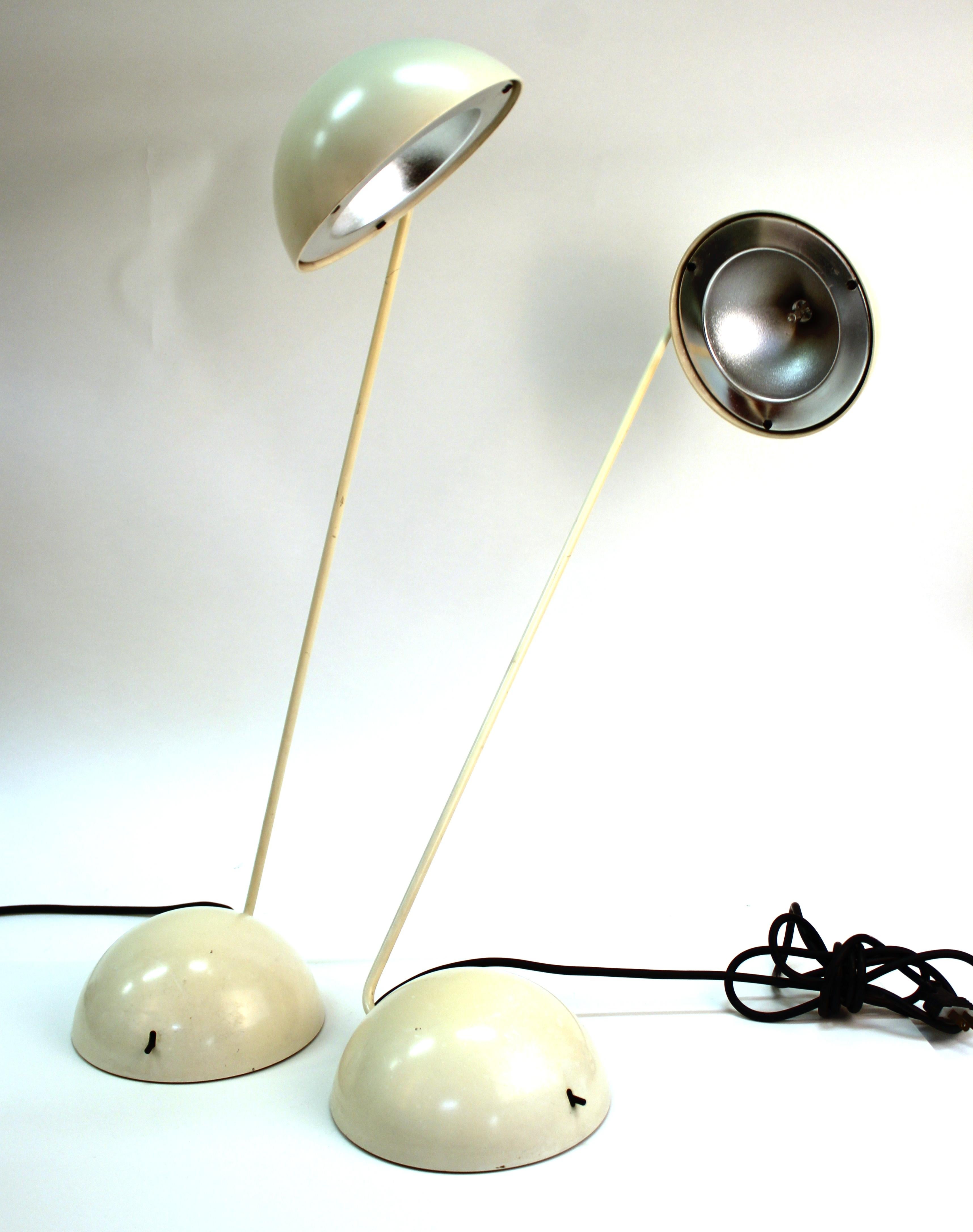 Late 20th Century Barbieri e Marianelli for Tronconi Italian Modern 'Bikini' Table Lamps