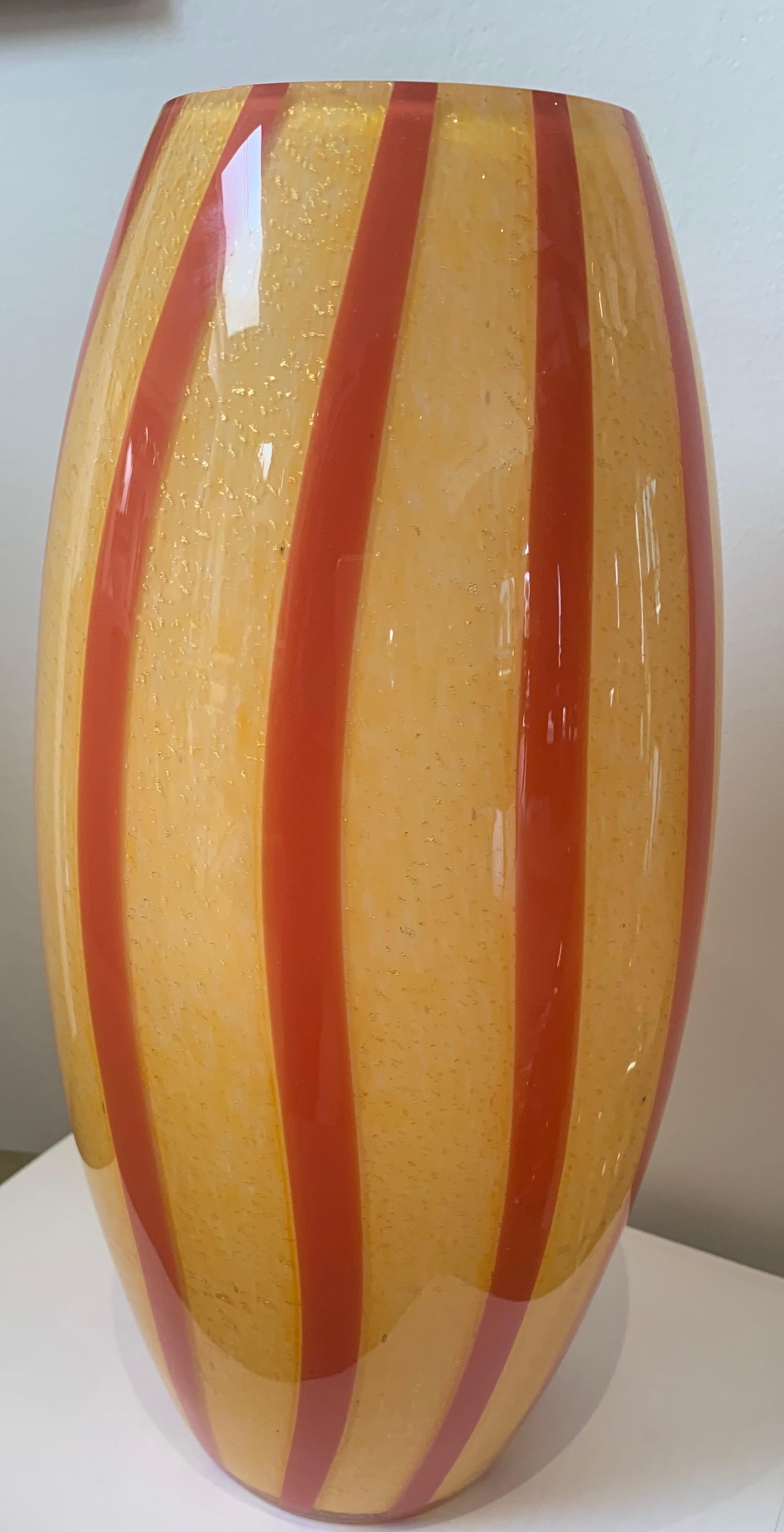1960s art glass vases
