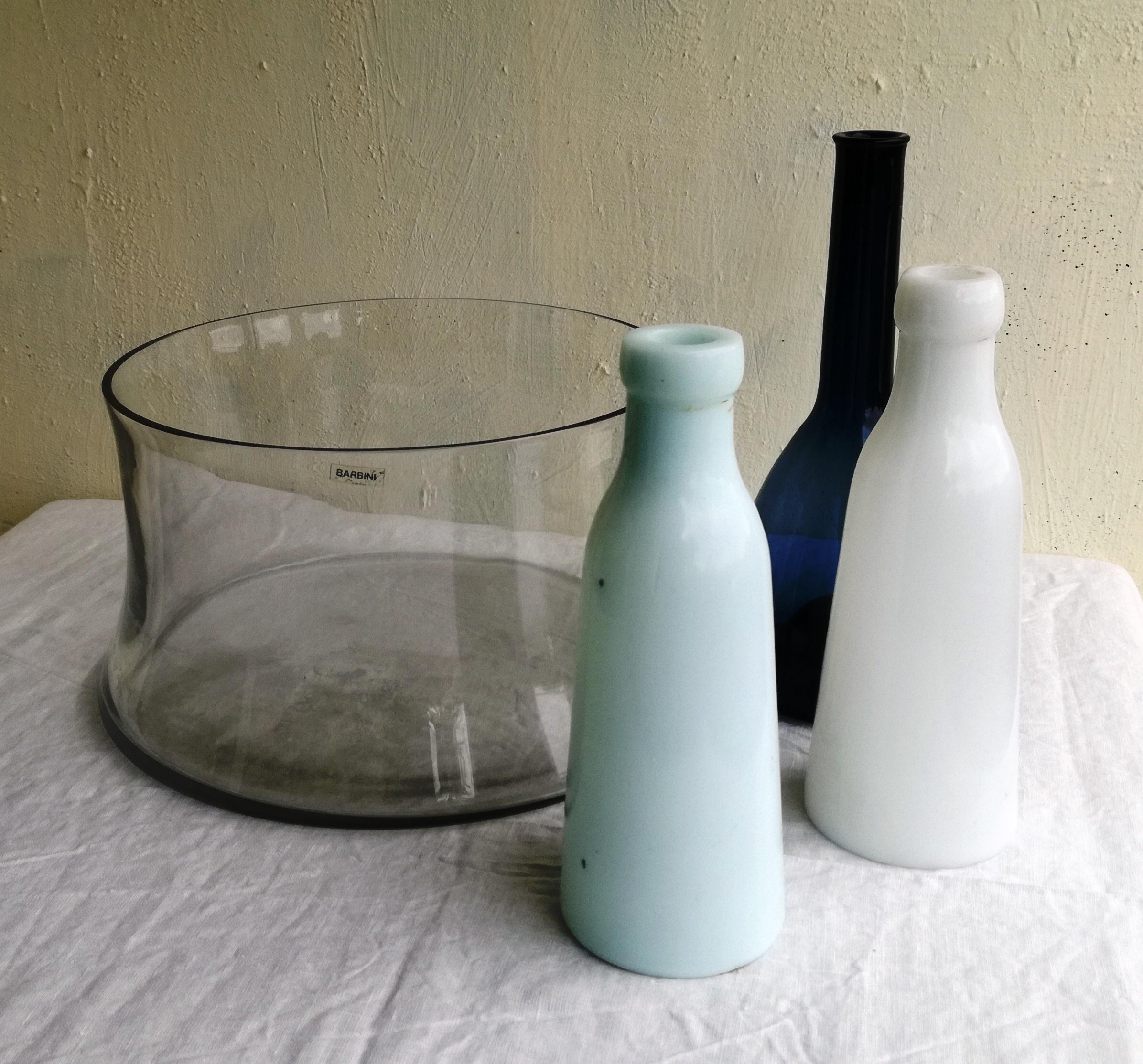 Glass Barbini, centerpiece bowl. For Sale