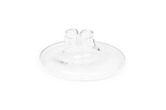 Barbini Italian Mid-Century Four Leaf Clover Murano Glass Flower Vase