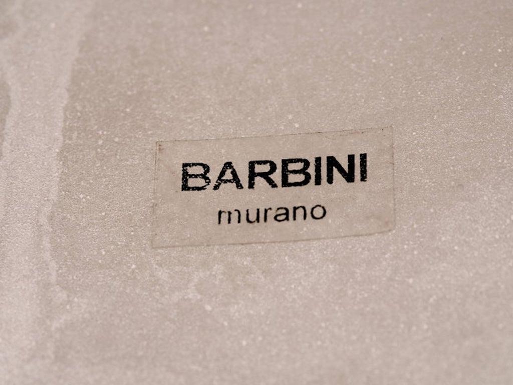 Barbini Large Murano Glass Pendant Dome Chandelier in Mauve, Italy, c. 1980 1