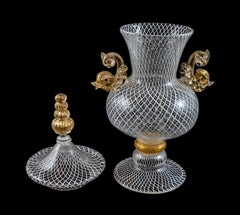 Barbini Latticino Vase