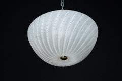 Barbini Murano Glass Ceiling lamp, Italy 1980s