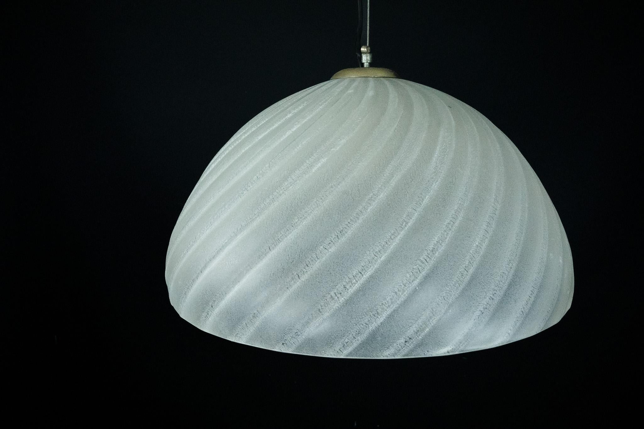 Barbini Murano Glass Pendant Lamp, Early 1980s in vendita 3