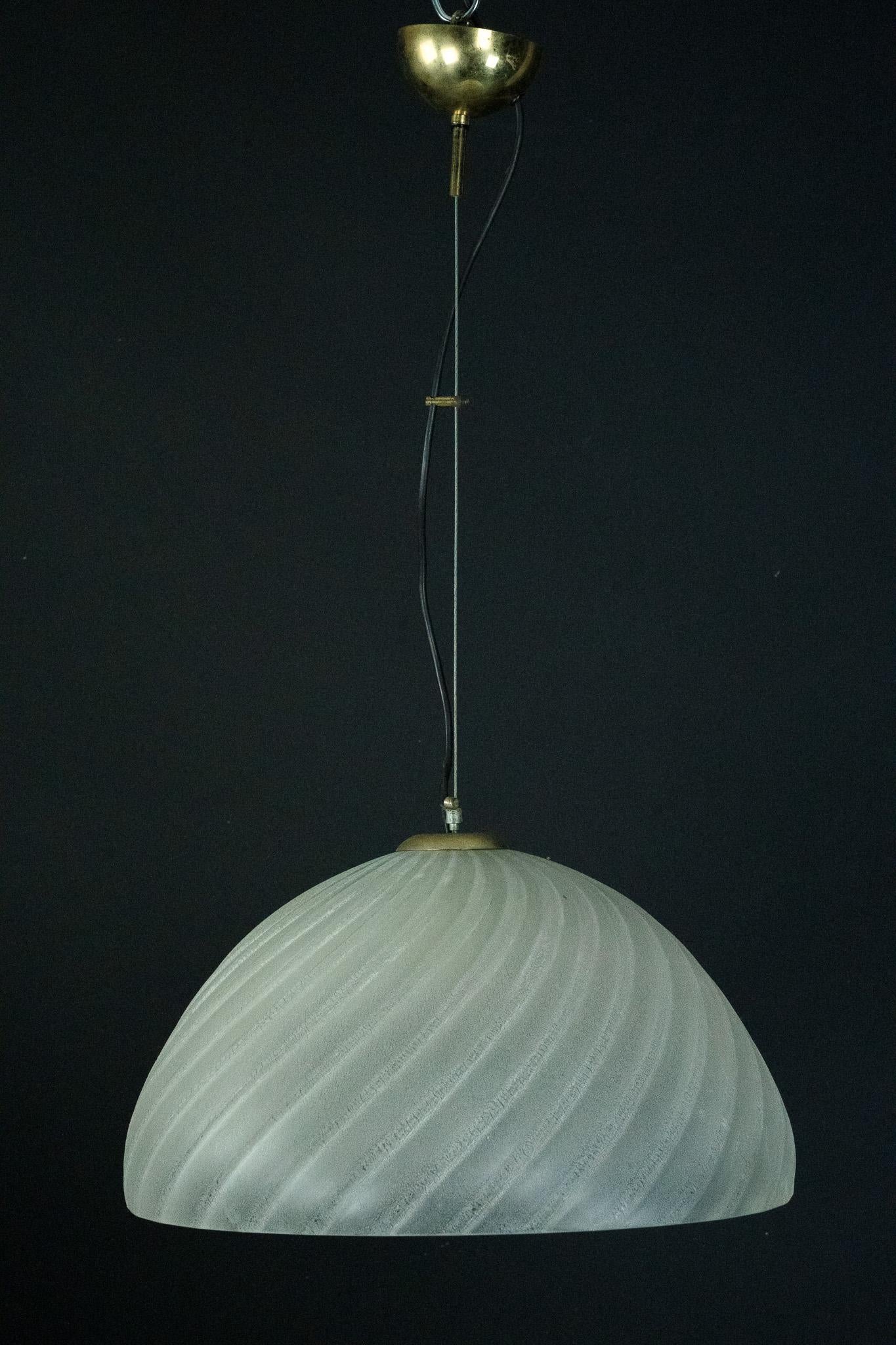 Barbini Murano Glass Pendant Lamp, Early 1980s in vendita 7