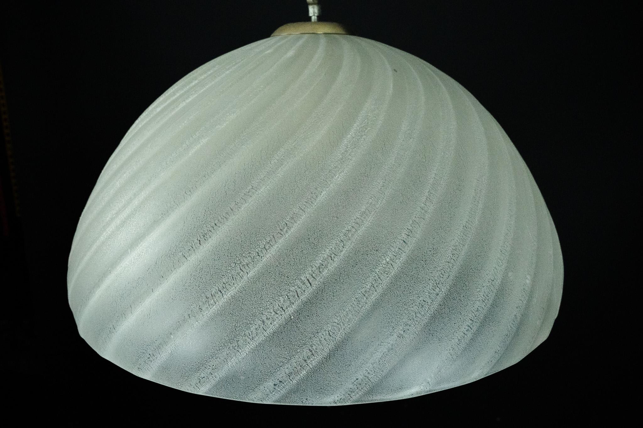 Barbini Murano Glass Pendant Lamp, Early 1980s in vendita 2