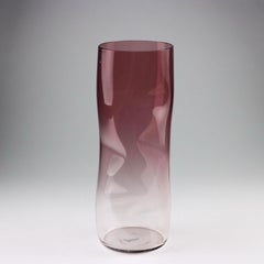 Barbini Murano Glas Vase Italien 80er Jahre
