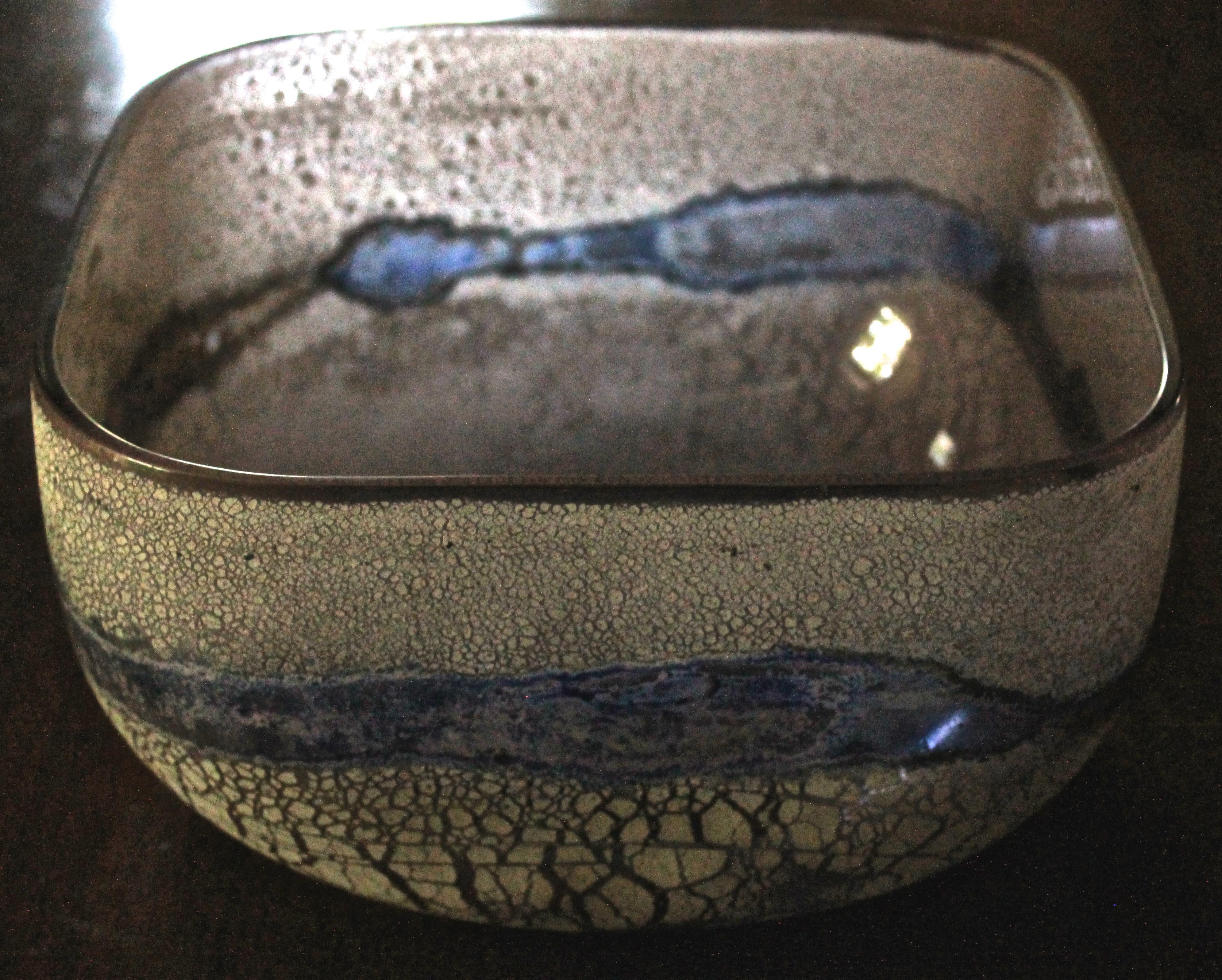 Mid-Century Modern Barbini Murano Scavo Bowl