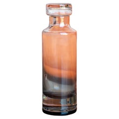 Barbini Murano Sculptural Glass Carafe With Stopper, Italy 1970s