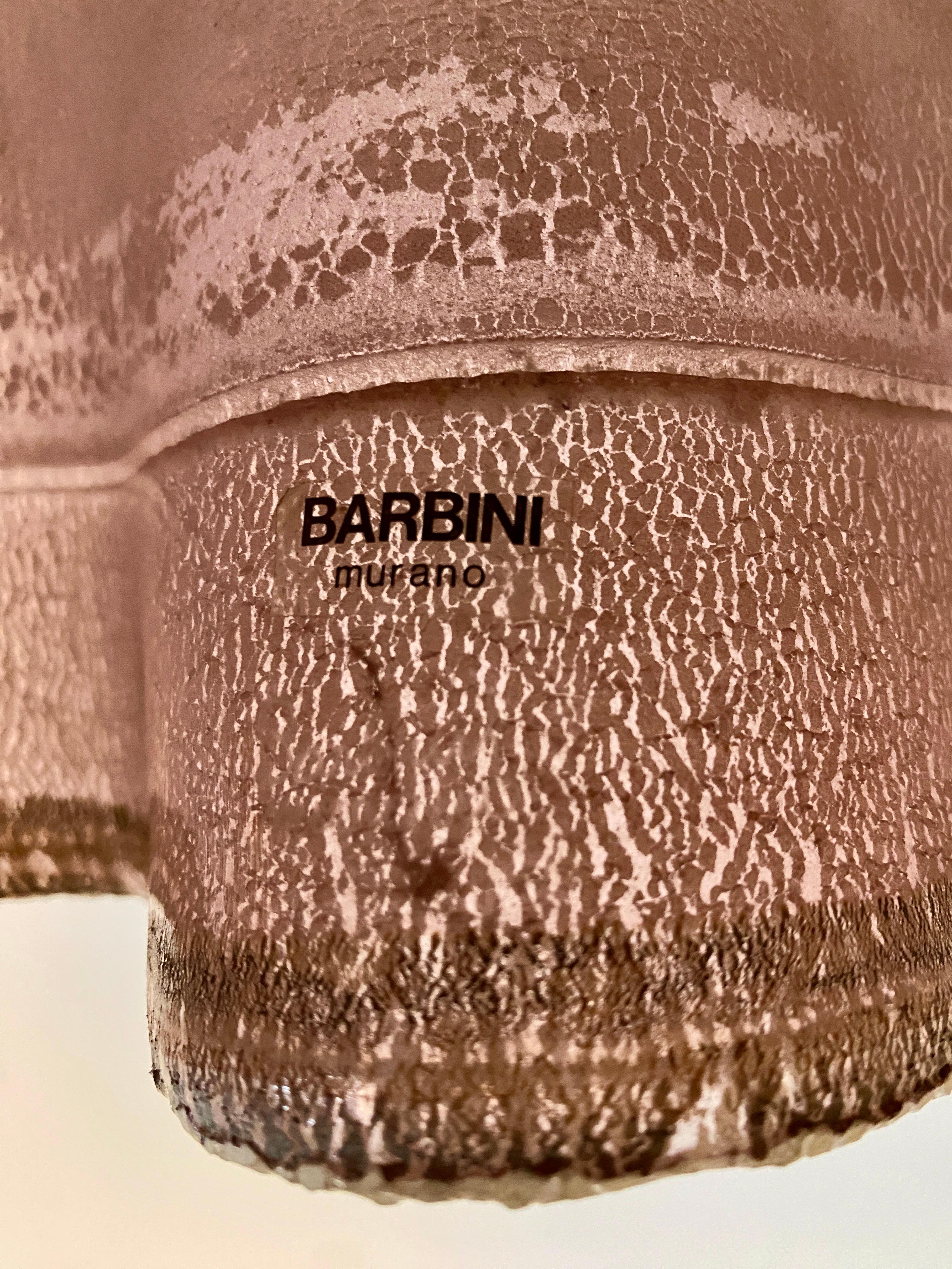 Barbini: Scavo-Glas-Tischlampe, Italien, ca. 1980er Jahre im Angebot 4