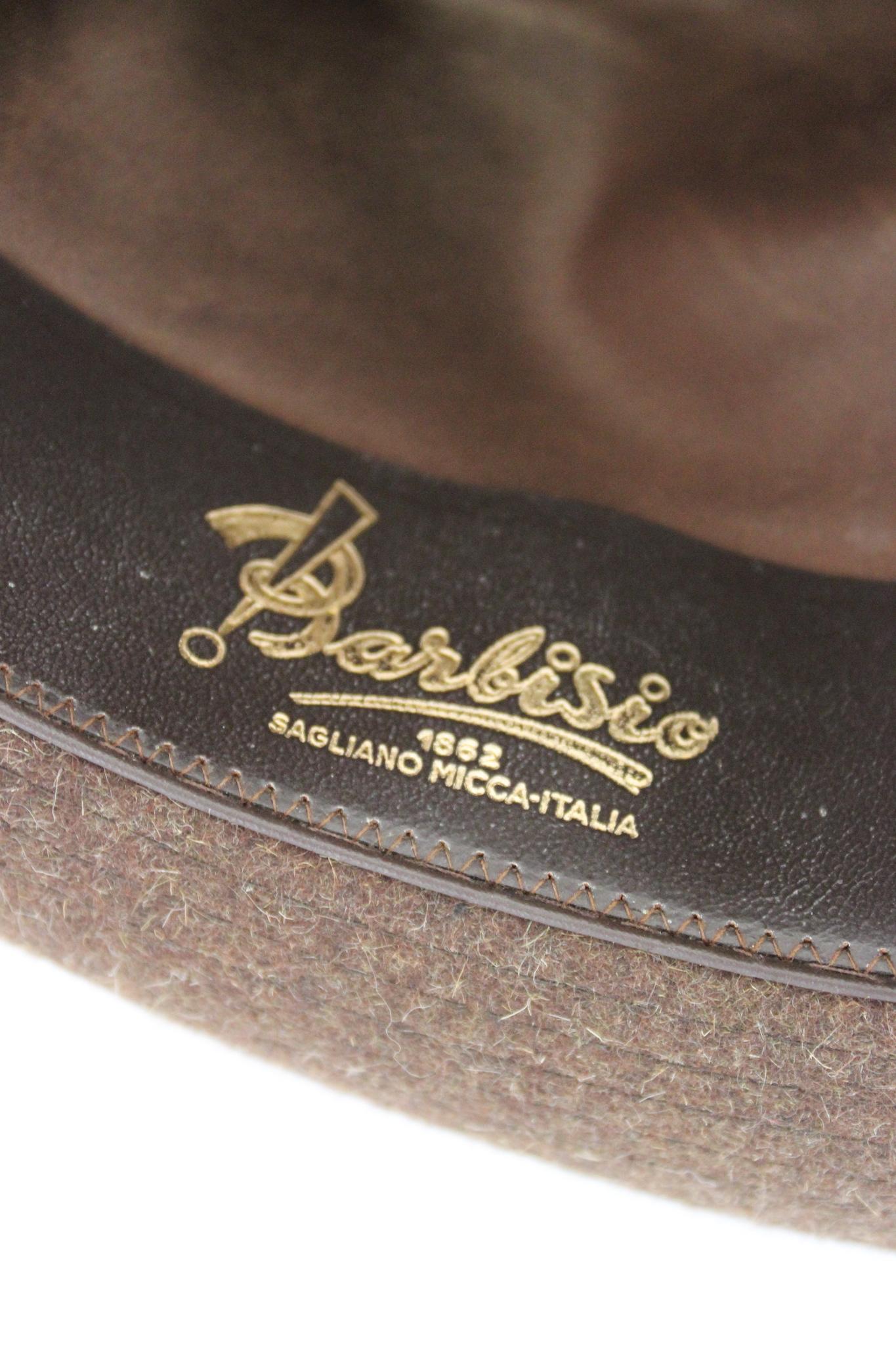Barbisio Brown Wool Vintage Fedora Hat 5