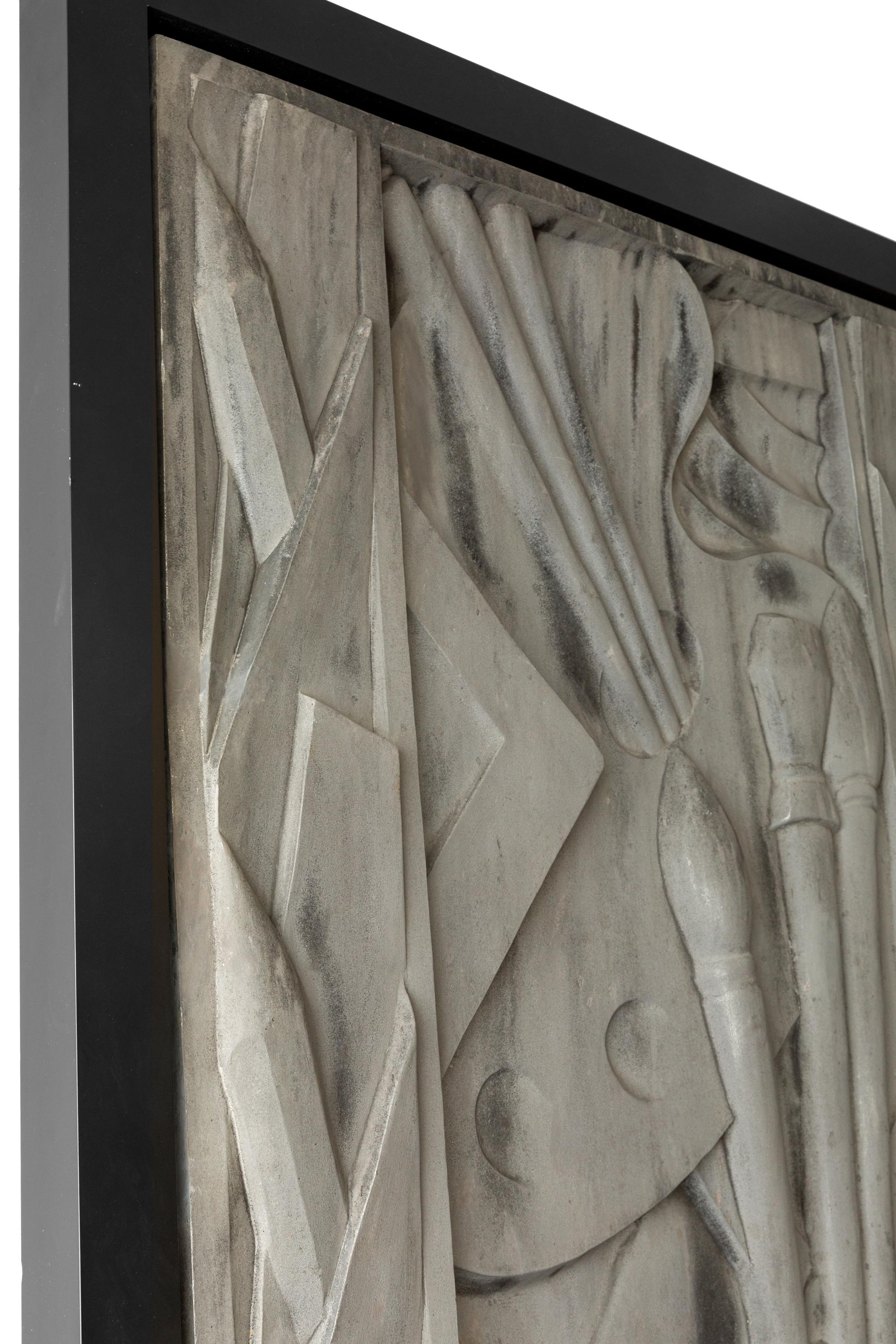 Barbizon Plaza Hotel Cast Aluminum Frieze Panel, New York, 1930 1