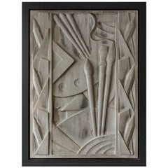 Barbizon Plaza Hotel Cast Aluminum Frieze Panel, New York, 1930