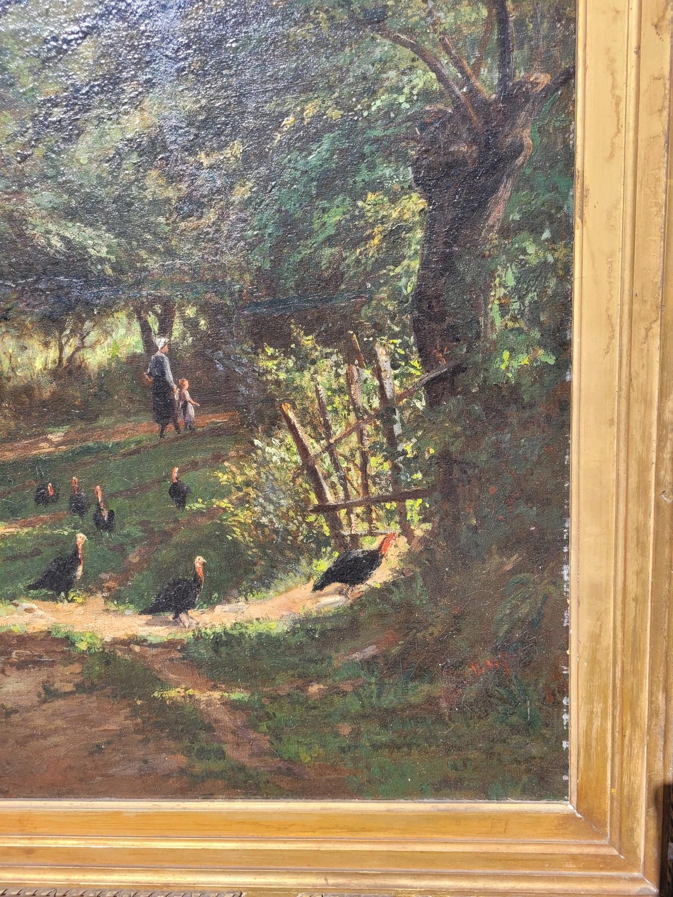 Barbizon School, Undergrowth Landscape, 19th Century For Sale 1