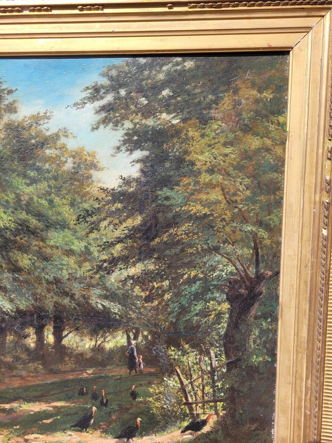 Barbizon School, Undergrowth Landscape, 19th Century For Sale 2