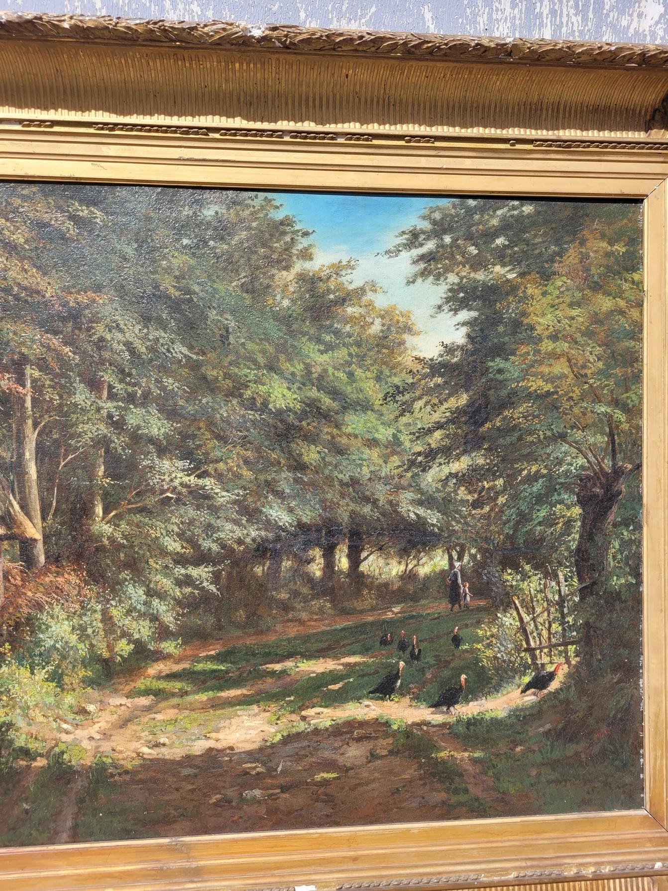 Barbizon School, Undergrowth Landscape, 19th Century For Sale 4