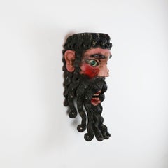 “Barbón” Mask – Mexican Folk Art (Guerrero, ca. 1950)