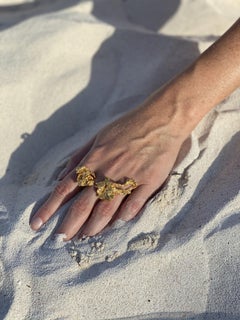 Barbosa ‘Sahara’ Open Ring in Gold Plated Brass