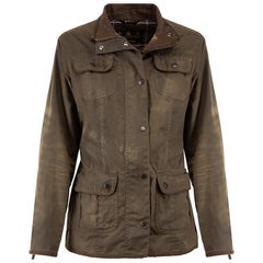 Veste d'utilisation en sylkoil kaki Barbour, taille M
