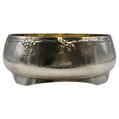 Barbour Silver Co. Sterling Silver Arts & Crafts Hand-Hammered Centerpiece Bowl