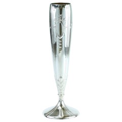 Barbour Silver Ornate Flower Vase Antique Sterling, 2026 Holloware Floral