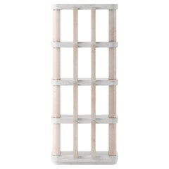 rosso portogallo marble Barboure Unit in Rosso Portogallo and Bianco Carrara Marble