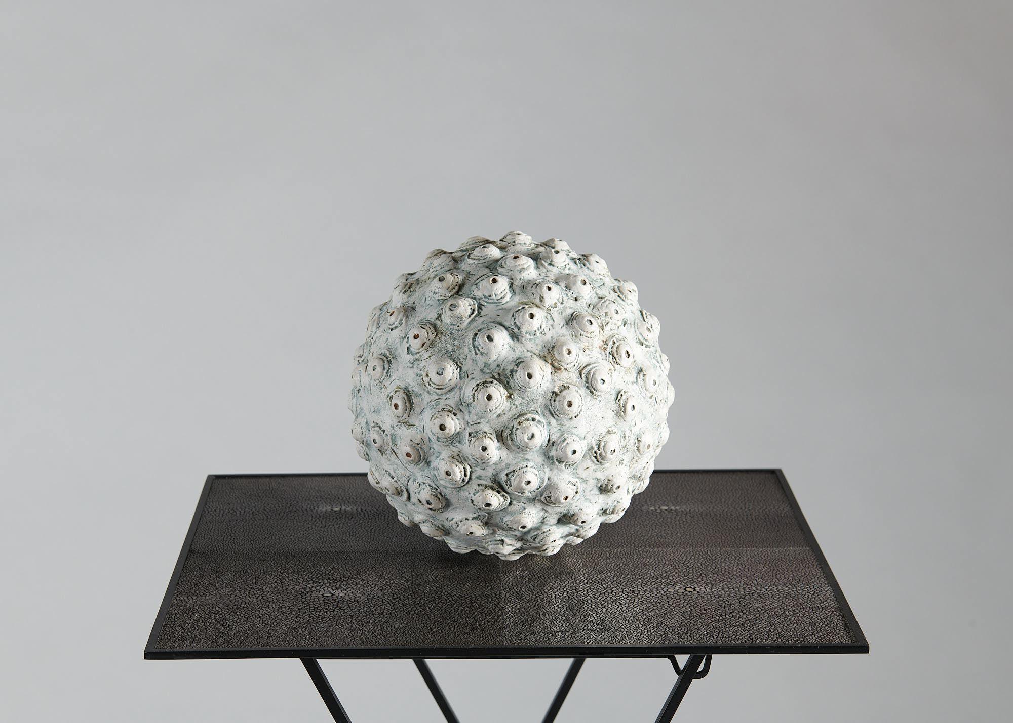 Danish Barbro Åberg 'Orb, ' Contemporary Stoneware Sculpture, Denmark, 2019