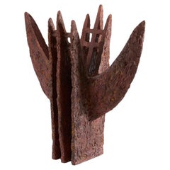 Barbro Åberg, Los guardianes, Escultura de cerámica, Dinamarca, 2002