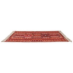 Barbro Nilsson Carpet ‘Strålblomman Röd’ Produced by Märta Måås-Fjetterström AB