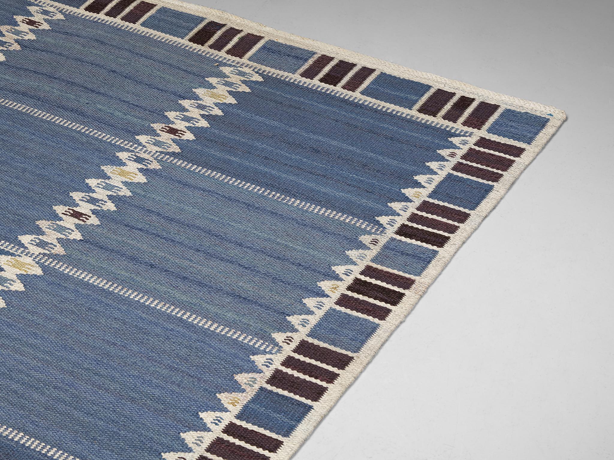 Barbro Nilsson for AB Märta Måås-Fjetterström 'Salerno' Carpet In Good Condition In Waalwijk, NL