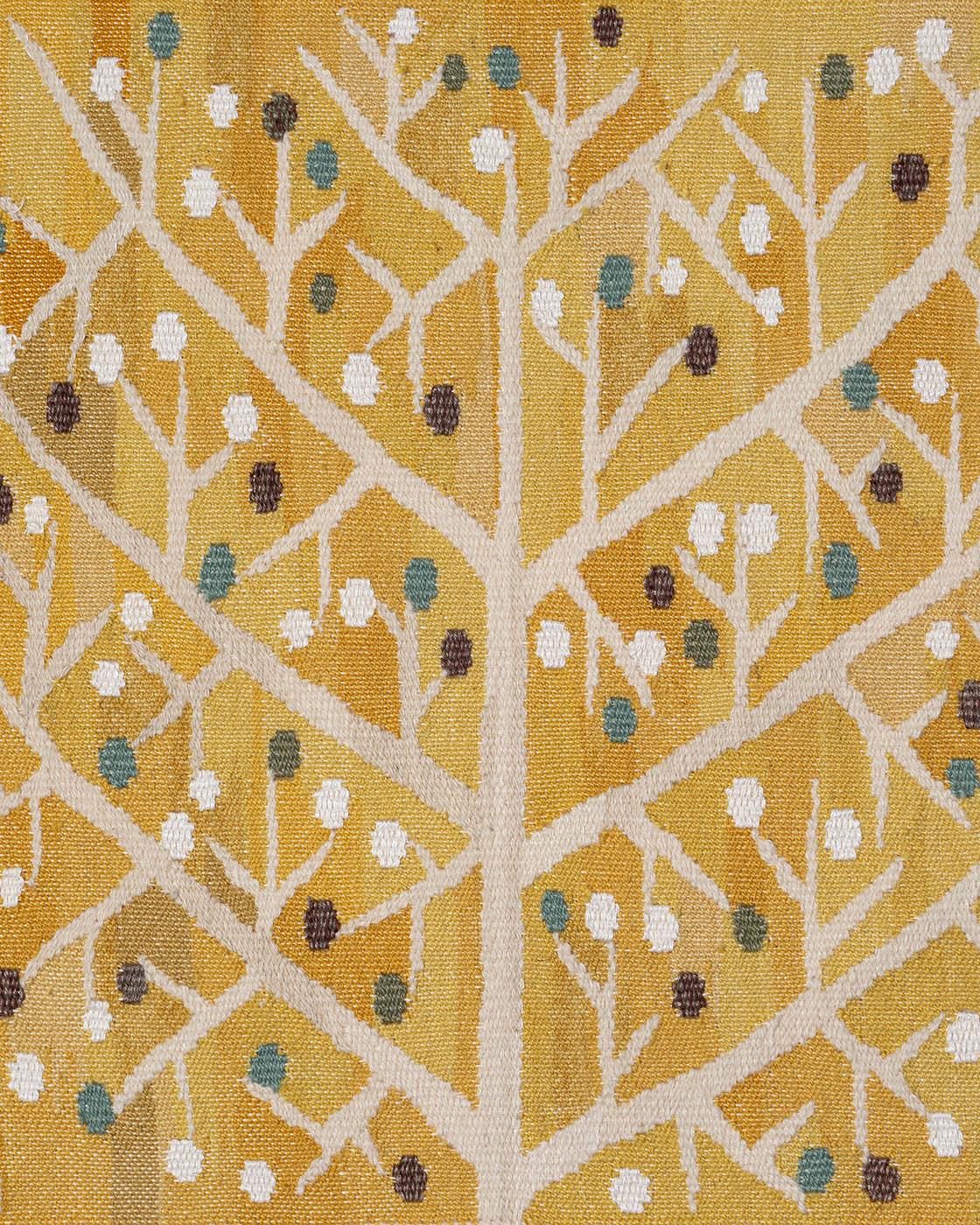 Handwoven tapestry with branches, designed by Barbro Nilsson in the 1960s. 

Woven in wool on a wool warp by artisan weaver Anna-Lisa Nilsson and at the Märta Måås-Fjetterström studio in Båstad, Sweden. 

The tapestry can be framed, mounted as a