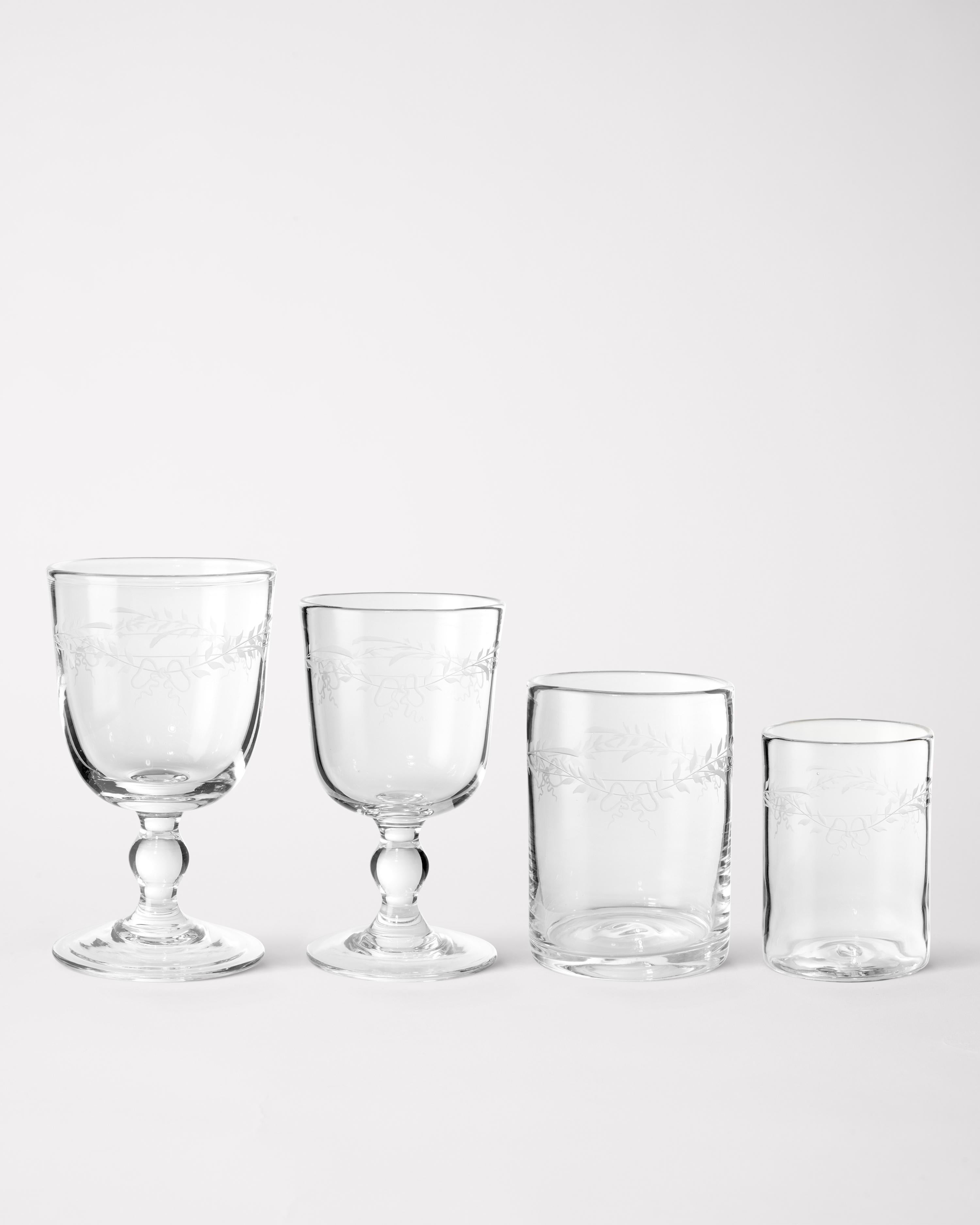 Bicchiere da acqua Barbro - Set di quattro in vendita 1