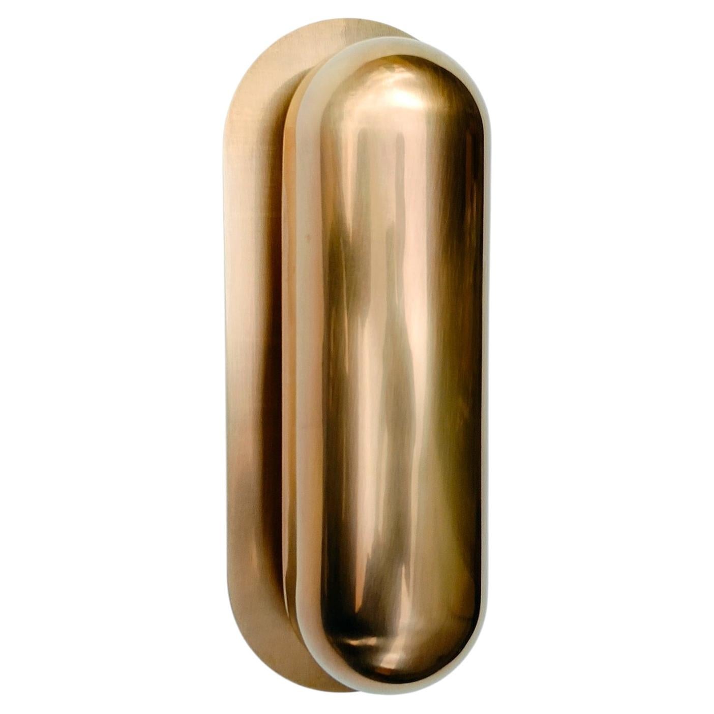 Candas Design Barcal-XL Wall Sconce, Solid Brass, Patinated Finish