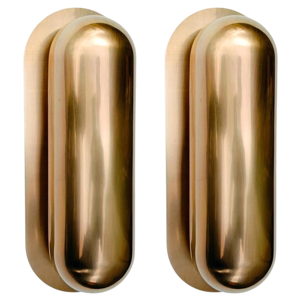 BARCAL-XL pair (2) wall sconces - by Candas Design For Sale