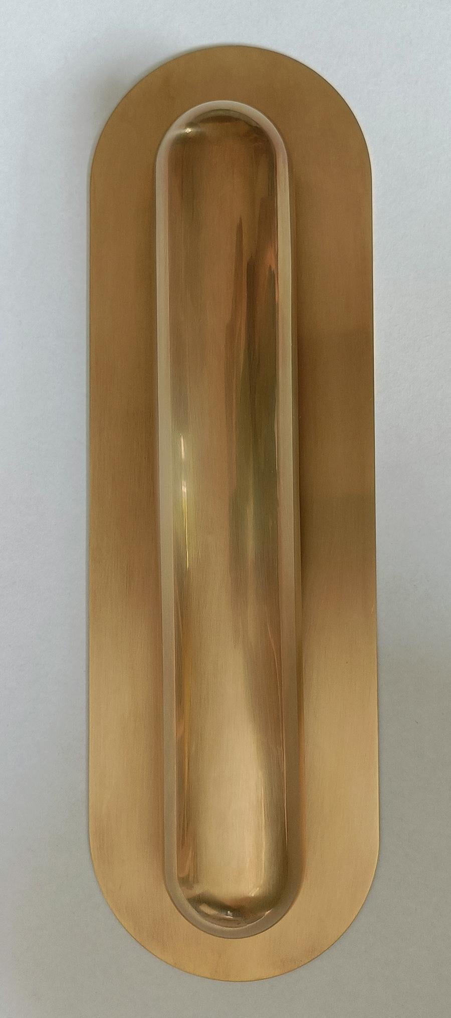 Par Barcals (juego de 2) Apliques de pared de latón macizo de Candas Design Latón en venta
