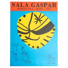 "Barcelona 1972" - Originalplakat von Joan Miró für Sala Gaspar