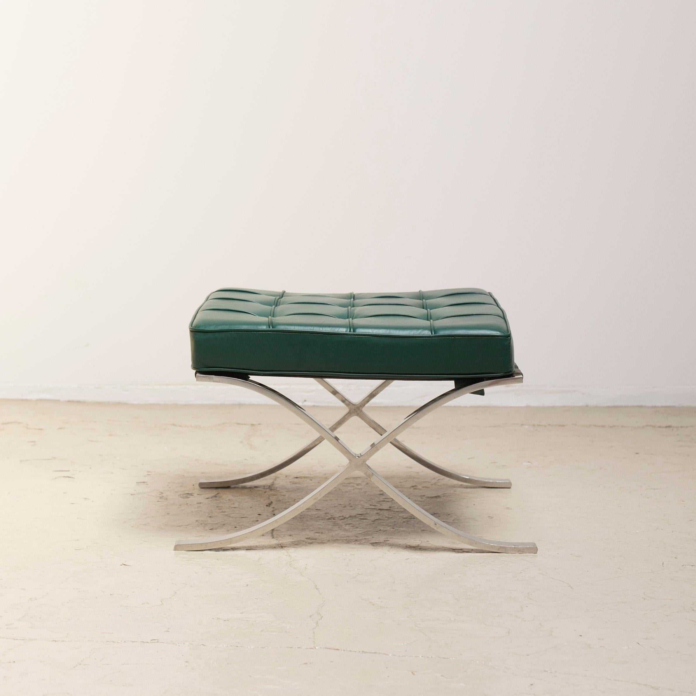 Chaise et ottoman Barcelona:: Ludwig Mies van del Rohe:: années 1960 9