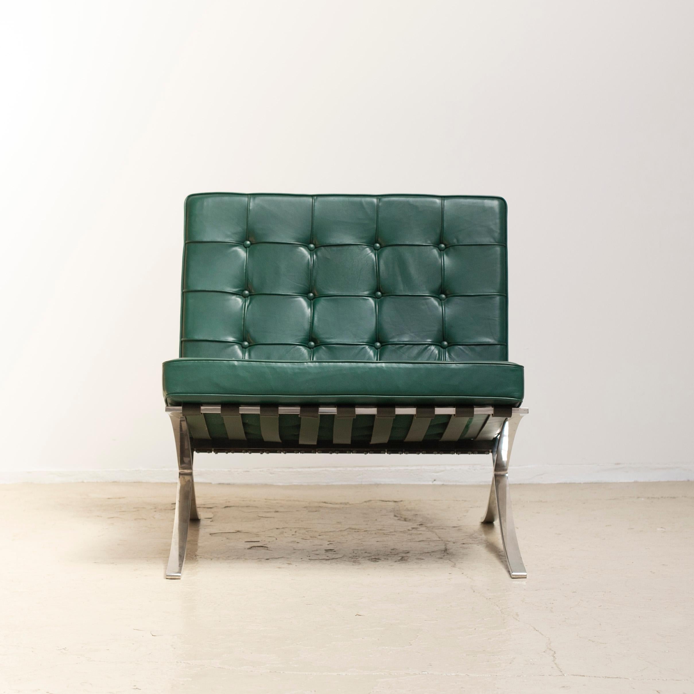 Chaise et ottoman Barcelona:: Ludwig Mies van del Rohe:: années 1960 1