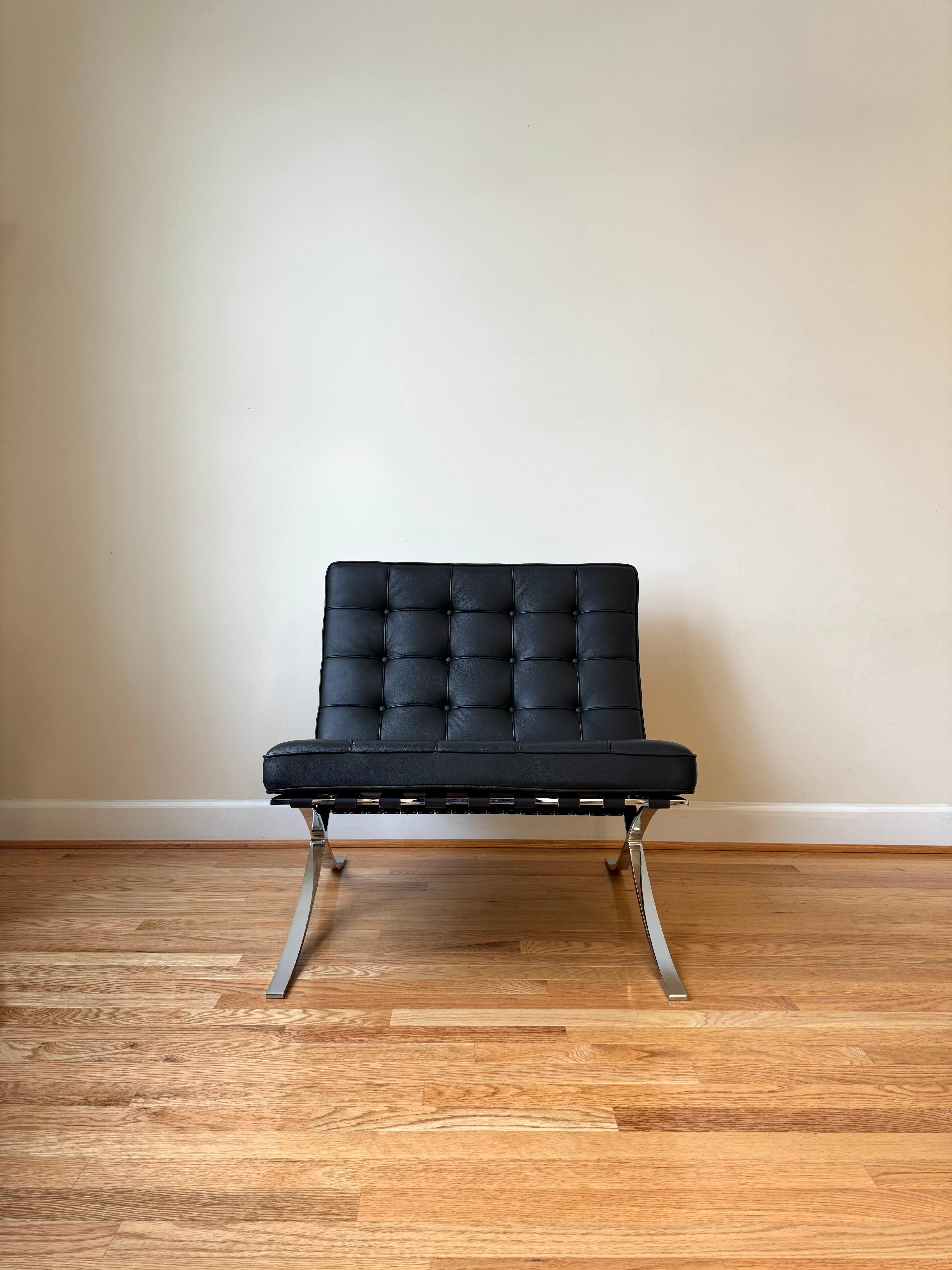 Barcelona-Stuhl von Ludwig Mies van der Rohe für Knoll im Zustand „Hervorragend“ im Angebot in Centreville, VA
