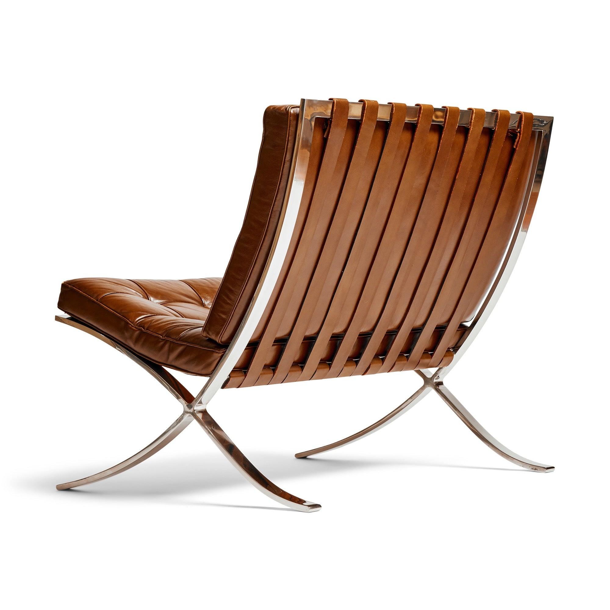 American Barcelona' Chair by Ludwig Mies van der Rohe for Knoll, 1929 For Sale