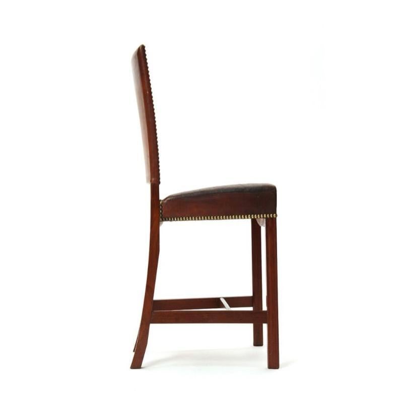 Barcelona' Chair by Kaare Klint for Rud Rasmussen In Fair Condition For Sale In Sagaponack, NY